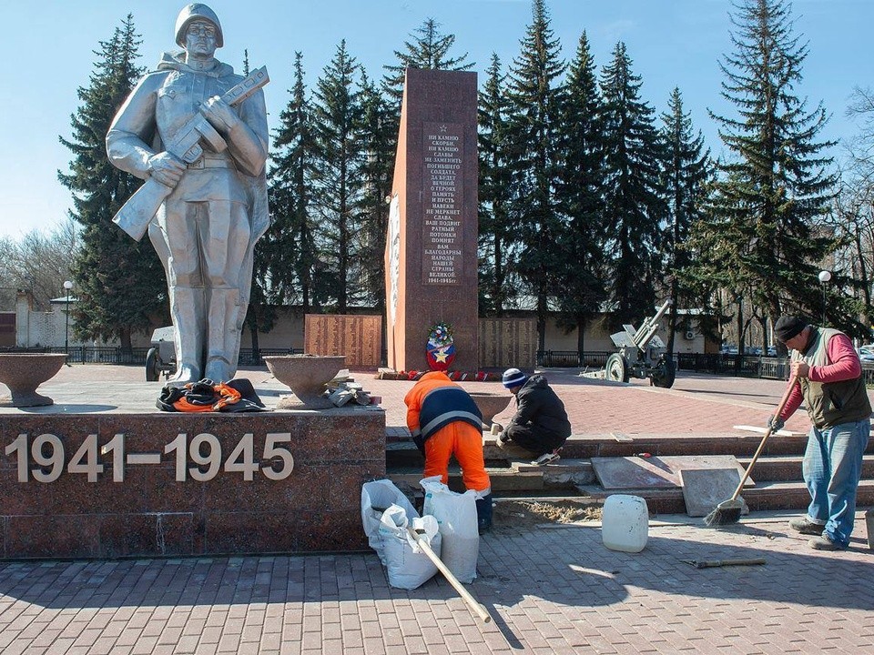 К Дню Победы в Подольске приведут в порядок все памятники