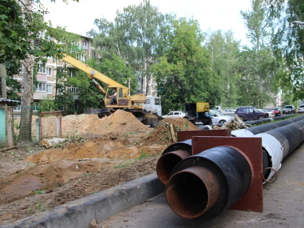 В округе капитально отремонтируют несколько участковых тепловых сетей