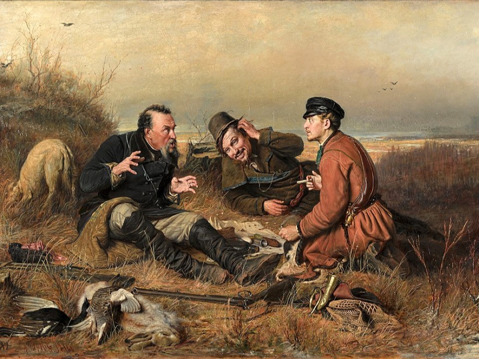 Третьяковка отреставрировала знаменитую картину Перова «Охотники на привале»