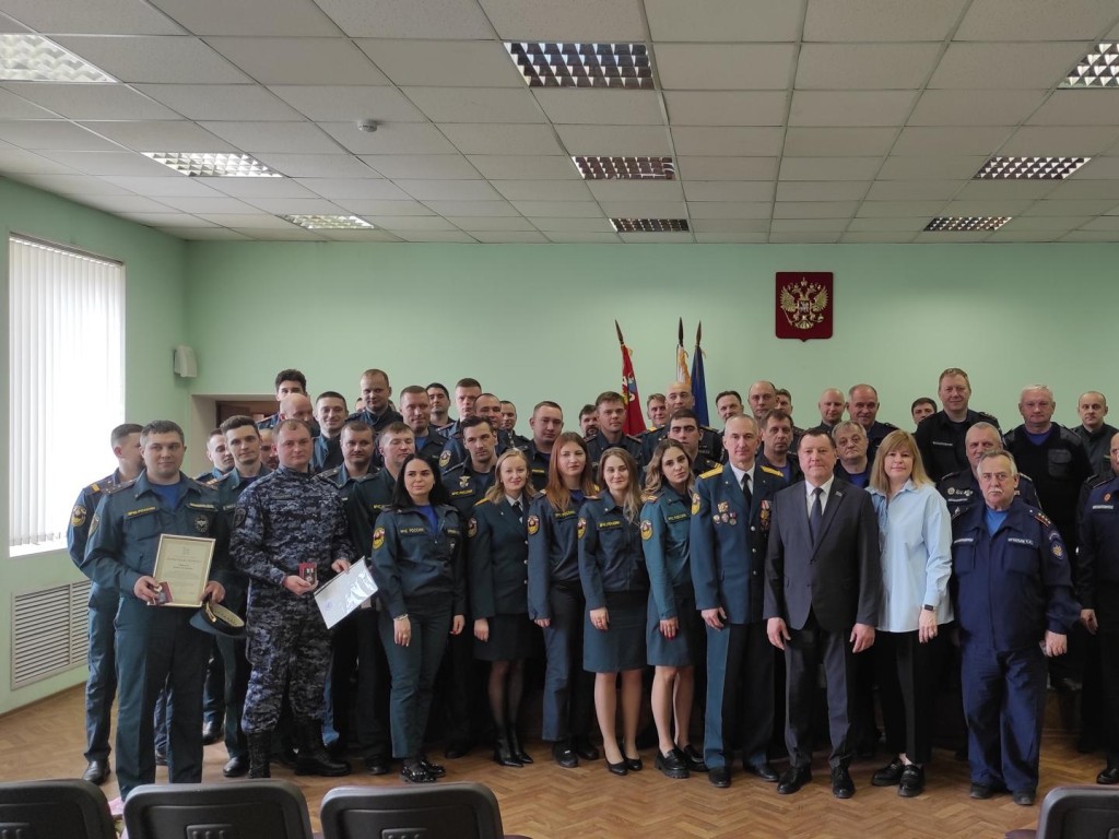 В Балашихе отметили 375-ю годовщину со дня основания пожарной охраны России