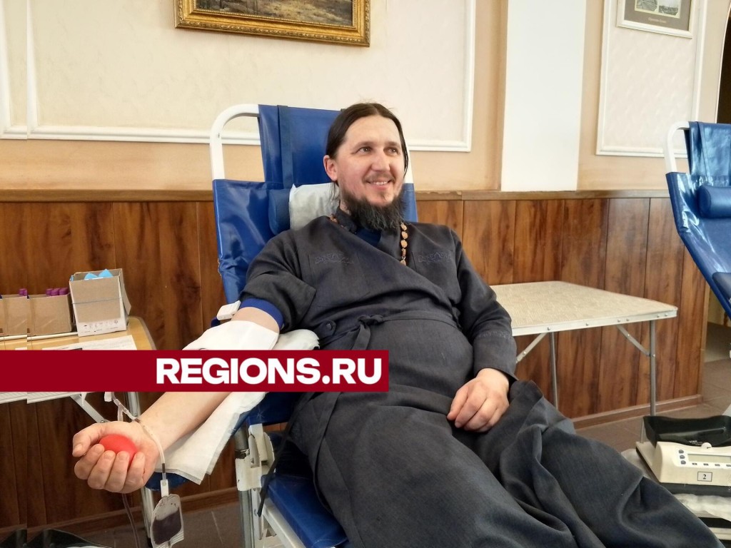 В церкви Орехово-Зуева доноры сдали около 300 литров крови