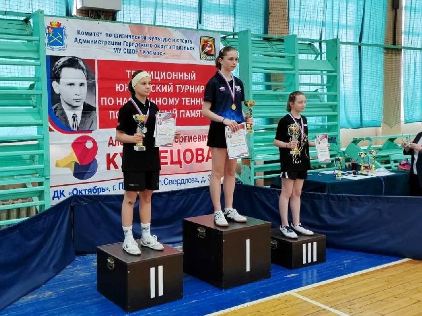 Мария из Электростали стала серебряным призером теннисного турнира в Подольске