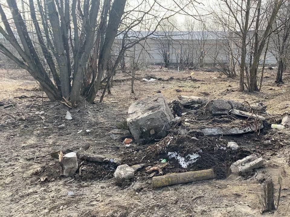 В Раменском устранили скопление строительных отходов возле Старогородского кладбища