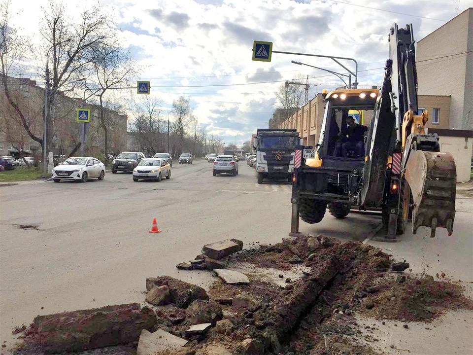 На улице Советской во Фрязине приступили к ремонту дорожного покрытия
