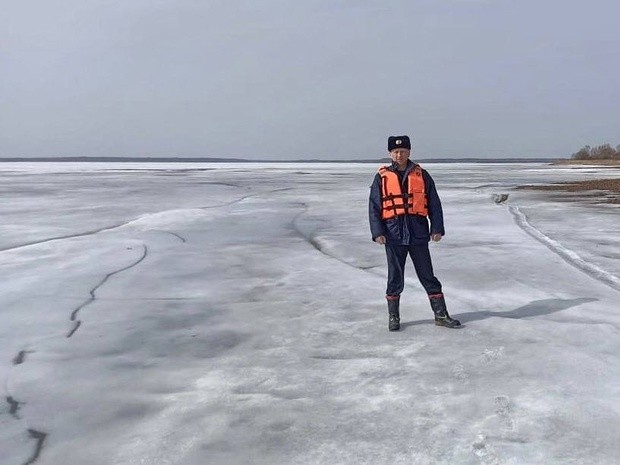 «Меньше 15 сантиметров»: можайские спасатели проверили лед на близлежащих водоемах