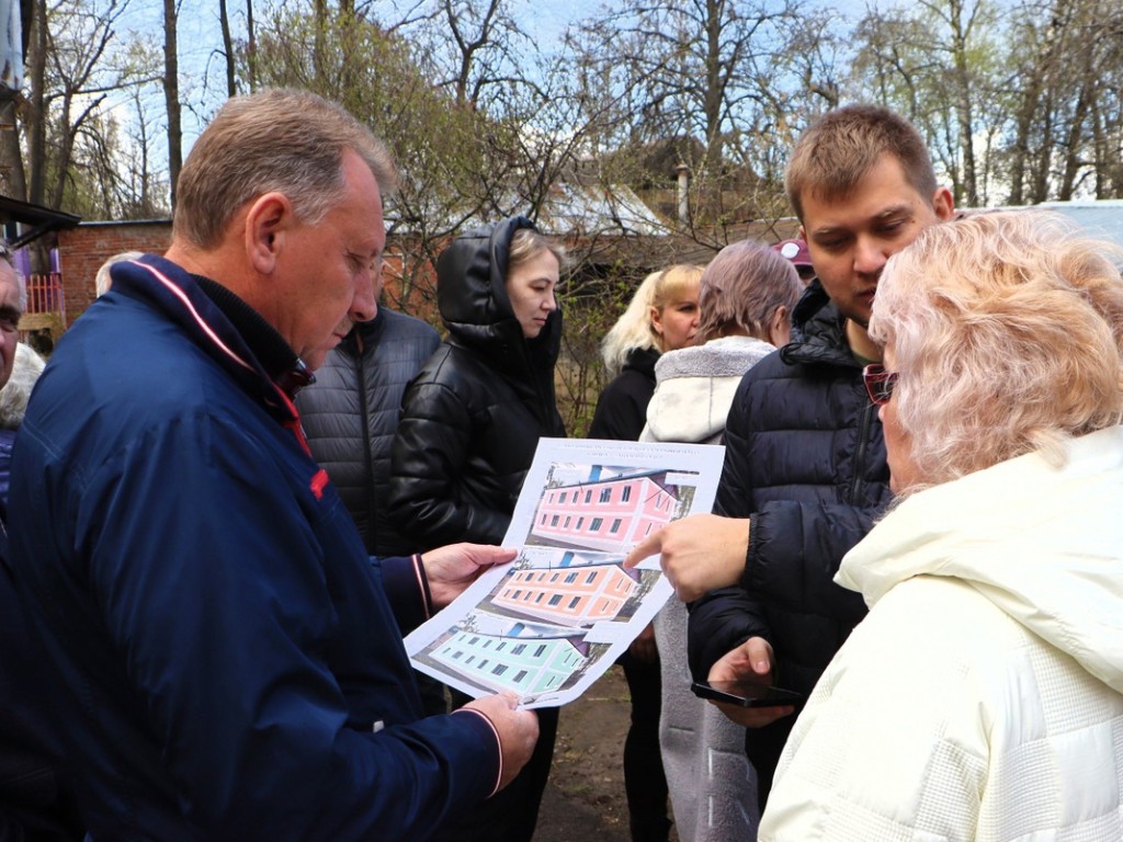 Будущий цвет домов в Зарайске выбрали вместе с жителями