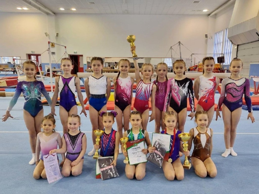 Электростальские гимнастки получили в Калуге медаль за конкурс номеров