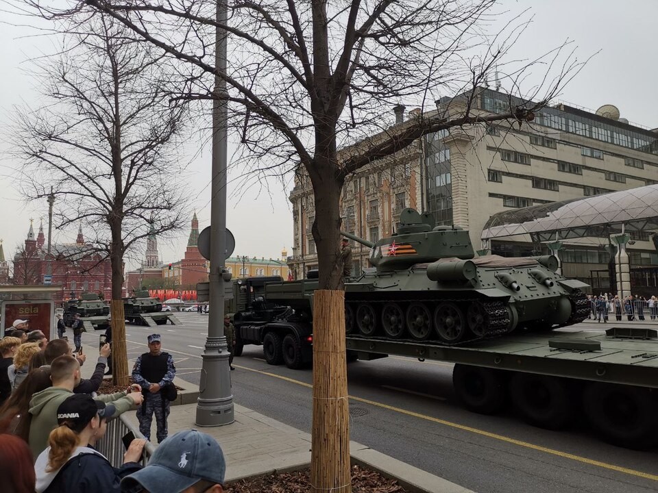 В Москве проходит репетиция парада Победы