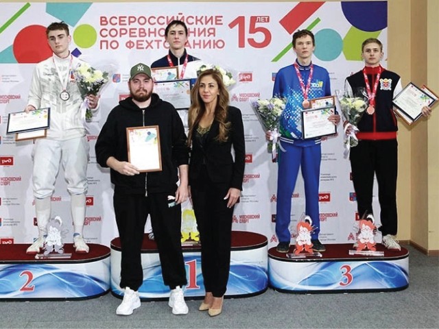 Звенигородский шпажист завоевал золотую медаль на всероссийских соревнованиях