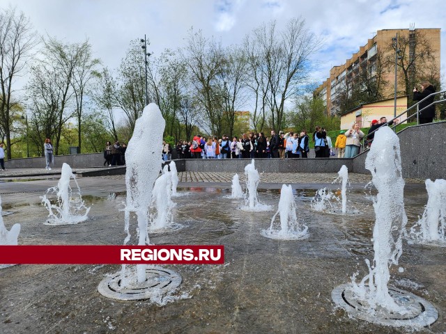 В Воскресенске заработали фонтаны