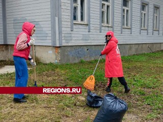 Исторический центр Дмитрова привели в порядок в ходе субботника