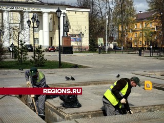 Фонтан на улице Пушкина подготовили к запуску