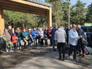 В Кузьминском лесопарке в Котельниках на субботнике собрали порядка 40 кубометров мусора