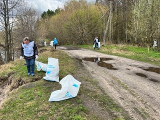Волонтеры очистили четыре километра береговой линии Голубых озер от мусора