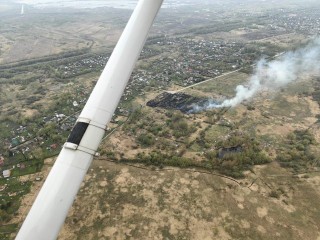В деревне Лунево потушили лесной пожар