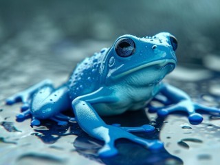 Лягушки в водоемах Приокско-Террасного заповедника стали голубыми