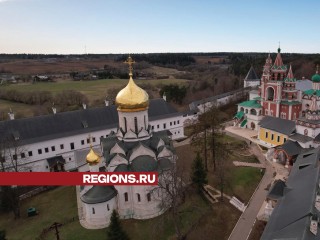 Вид Саввино-Сторожевского монастыря засняли с высоты птичьего полета