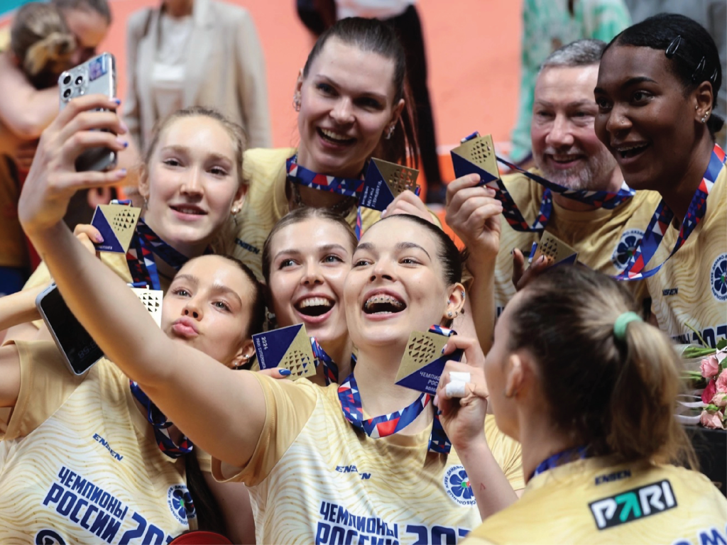 Выпускница звенигородского УОР Полина Матвеева стала чемпионом России по волейболу