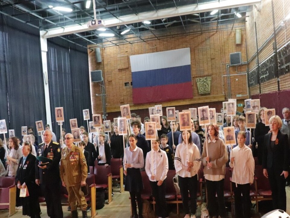 Память об освободителях от фашистов жива: в гимназии прошел свой «Бессмертный полк»