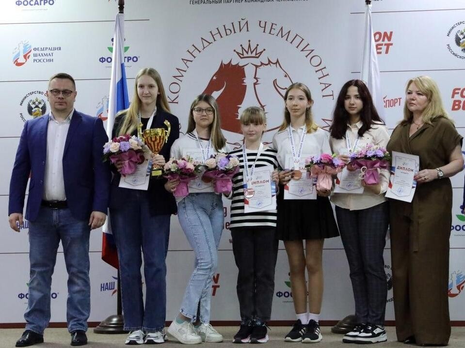 Подмосковные шахматистки стали призерами командного чемпионата России