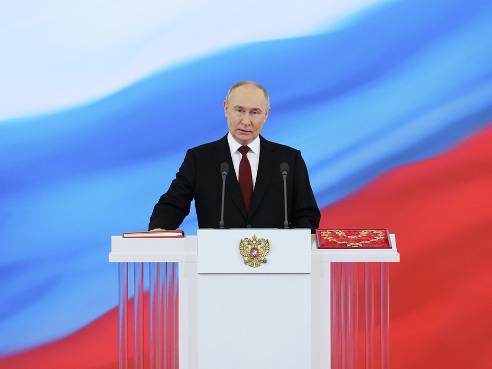 Владимира Путина с официальным вступлением в должность президента РФ поздравил глава Балашихи
