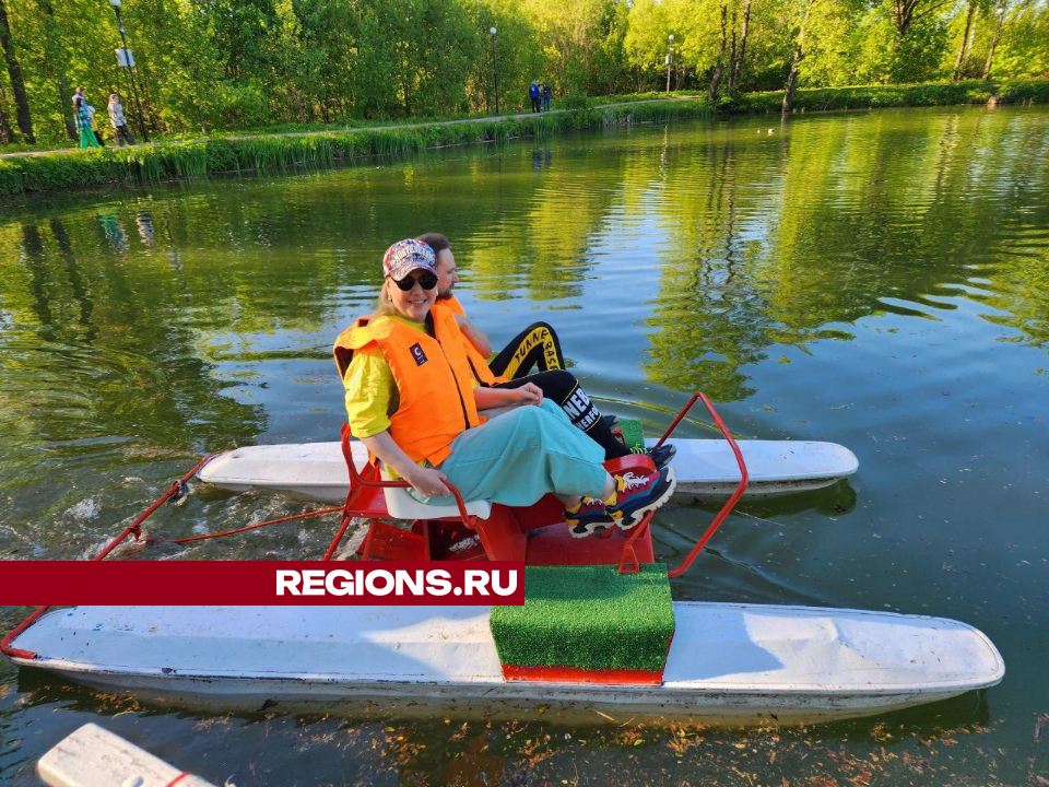 Сезон катамаранов открылся в Городском парке культуры и отдыха Чехова