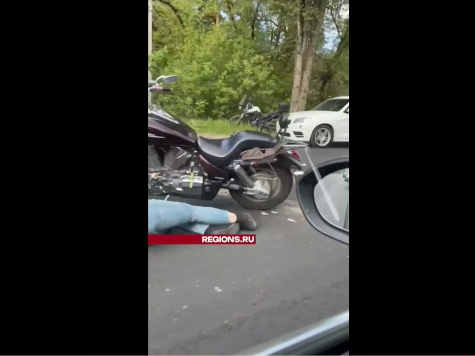 ДТП с участием мотоциклиста произошло в Раменском на улице Электрификации