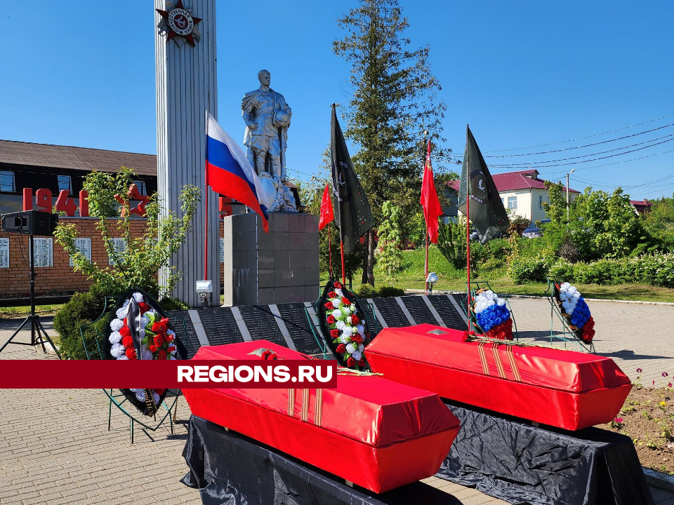 Останки красноармейцев 144-й стрелковой дивизии предали земле под Рузой