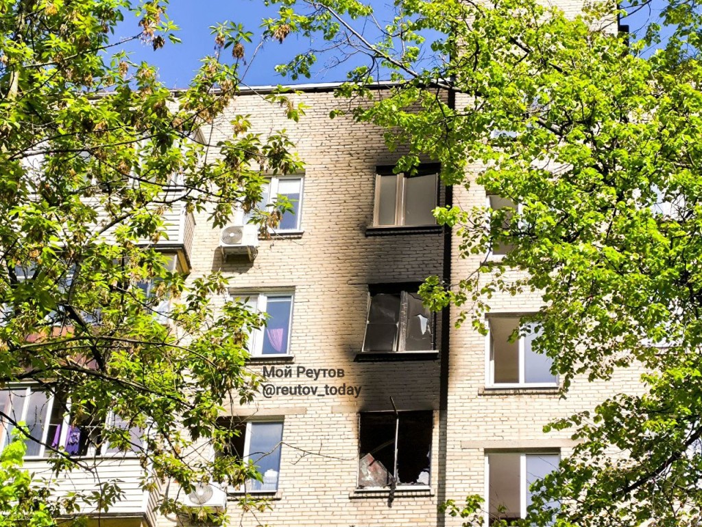 В Реутове горела квартира