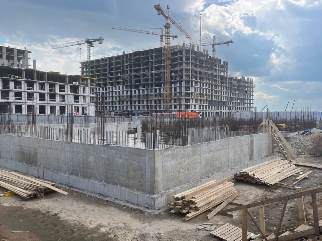 По установленному графику: готовность второго детского сада для 150 малышей в ЖК «Прибрежный Парк» составляет 30%