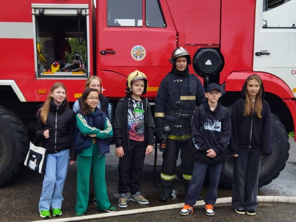 Юные ореховозуевцы узнали о быте пожарных