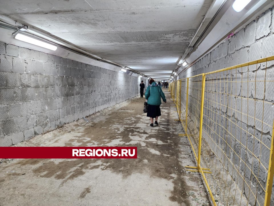 Подземный переход рядом со станцией «Пушкино» капитально отремонтируют к августу