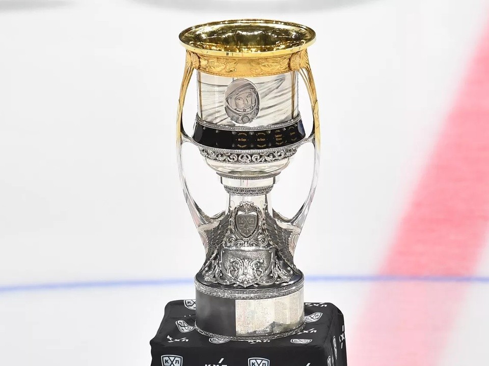 Кубок Гагарина выставят на площади перед ледовым дворцом в Клину
