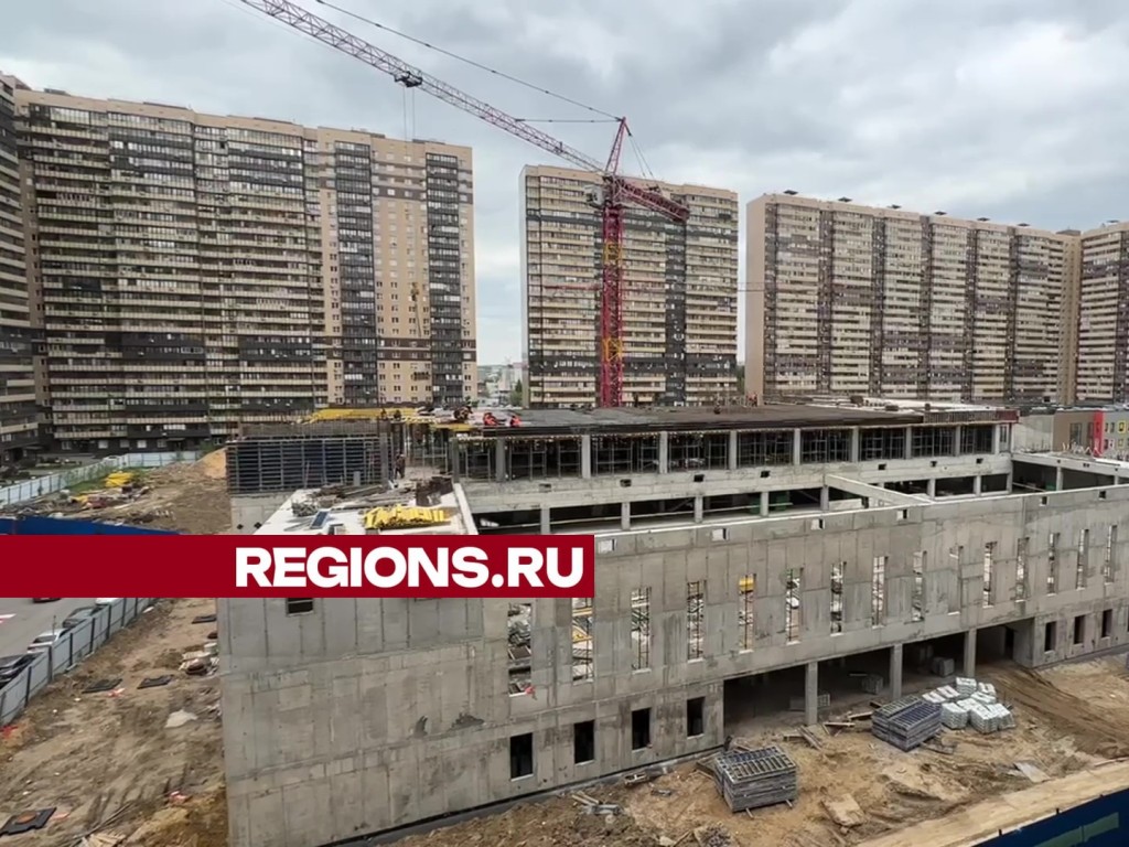 Строительство новой школы в Реутове идет по графику | REGIONS.RU / Реутов