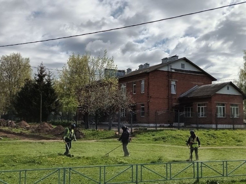 В Истре за первую половину мая скосили больше 250 тысяч м2 травы