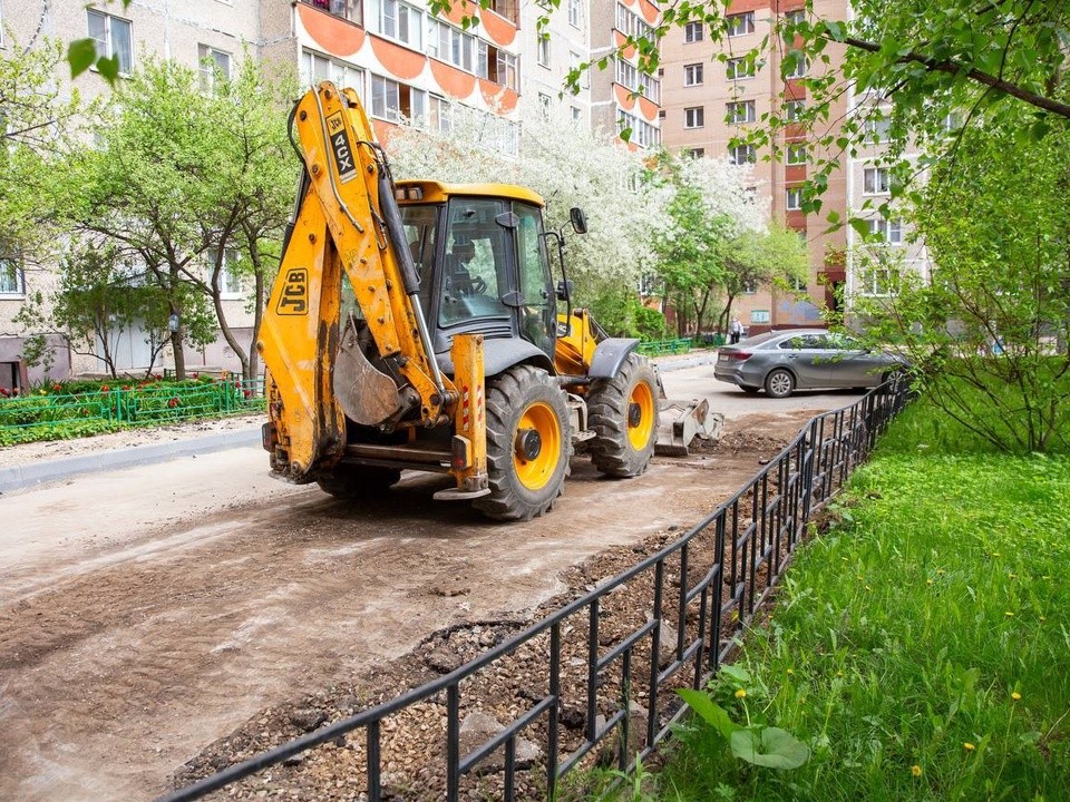 В Подольске приступили к благоустройству дворов