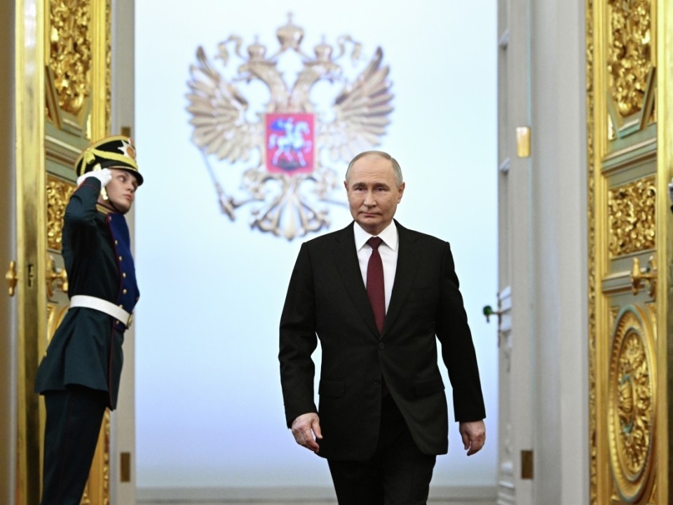 Путин завершил свою инаугурационную речь обещанием победы