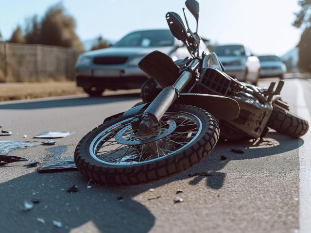 Мотоциклист едва не погиб из-за пешеходов-нарушителей в Балашихе