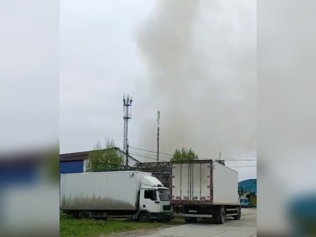Более 30 пожарных и 20 единиц техники задействованы в тушении пожара в Тимонино