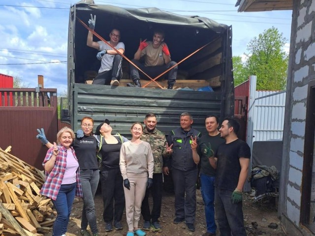 Волонтеры Рузы помогли отправить стройматериалы участникам СВО