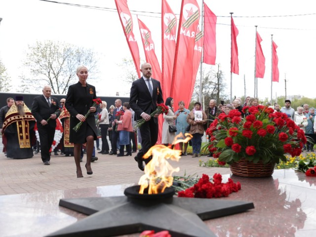 Глава Солнечногорска поздравил жителей с Днем Победы