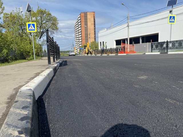 До середины августа отремонтируют дорогу от улицы Коломийца до реки Рожайки в Домодедове