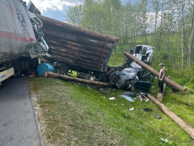 Водитель погиб в крупной аварии на границе Волоколамска и Шаховской