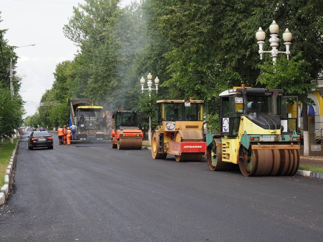 Ремонт дороги на улице Куйбышева в Ступине планируют завершить до 5 июля