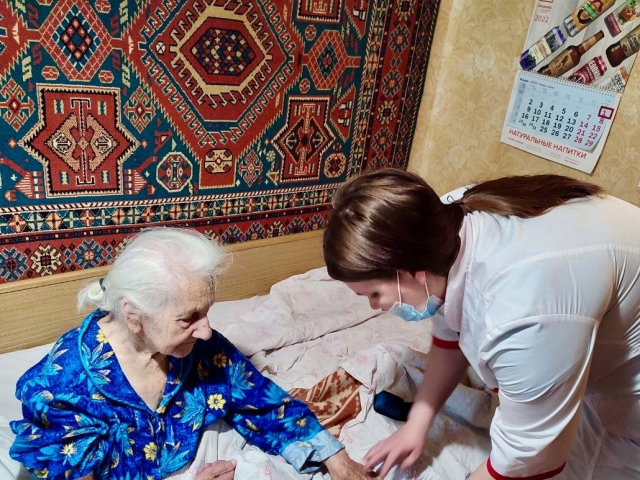 Врачи Видновской клинической больницы проводят диспансеризацию для участников Великой Отечественной войны