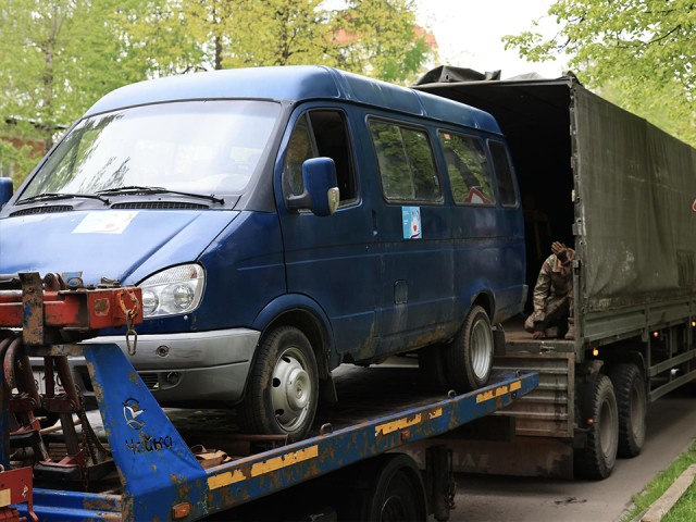Автомобиль «Газель» и около 40 тонн гумпомощи отправили волонтеры Королева в зону СВО