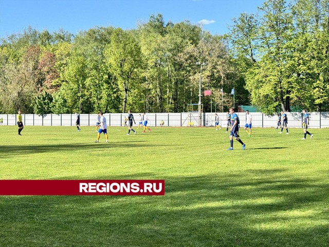 Футбольная команда Солнечногорска победила в домашнем матче соперников из Красногорска
