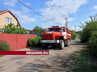 Пожарные в деревне Перевицкий Торжок вовремя потушили сено и предотвратили распространение огня