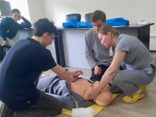 Школьники Видного научились оказывать первую помощь пострадавшим