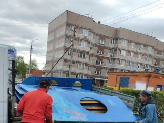На улице Кржижановского в Электрогорске демонтировали детскую площадку
